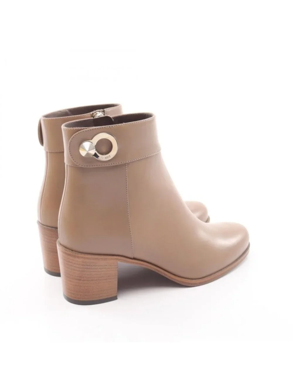 Fendi Boots Leather Beige